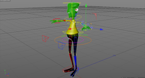 featured image thumbnail for post 3D character rigged animated